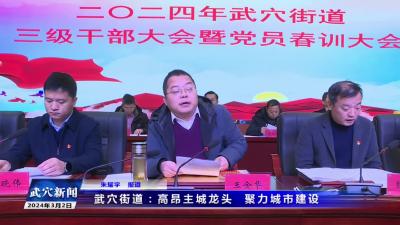武穴街道：高昂主城龙头 聚力城市建设