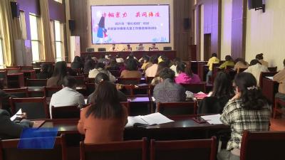 市妇联召开“爱心妈妈”结对关爱留守困难儿童工作推进和培训会
