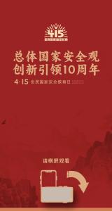 全民国家安全教育日｜2024总体国家安全观宣传手册