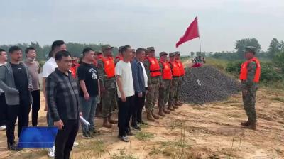 武穴街道开展防汛应急演练，做好防汛备汛工作