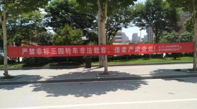 我市重拳整治城区非法营运行为