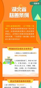 图解《湖北省慈善条例》