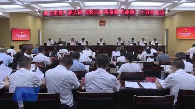 市第九届人大常委会第二十五次会议召开