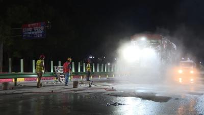 高温下的坚守｜武穴这段国道全线开工 全长约15公里 