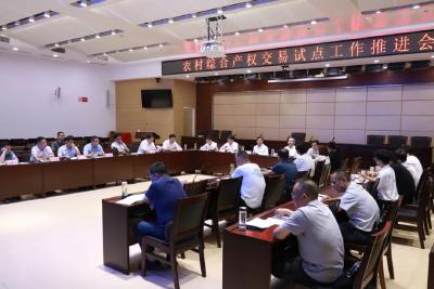 我市召开农村综合产权交易试点工作推进会 