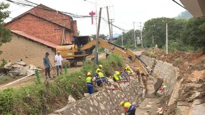 高温下的坚守｜武穴北灌区新建扩建工程项目建设忙 