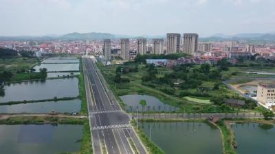 深入学习贯彻党的二十届三中全会精神之项目建设 | 梅川“两山”大道 勾勒镇区发展新蓝图
