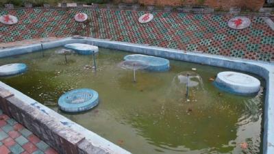 梅川镇饶为市村：污水处理站变公园 生活污水变喷泉  