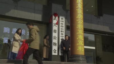 黄冈首个县市级公物仓在我市正式揭牌启用