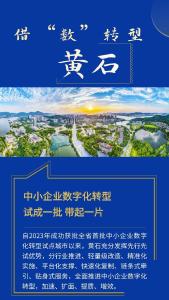 黄石：试成一批，带起一片！“智改数转”释放发展新动能！  