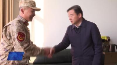 胡昊春节前看望慰问先进典型代表