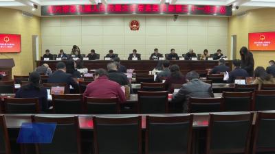 市第九届人大常委会第三十一次会议召开