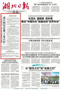 今天，湖北日报头版头条报道了武穴这件事
