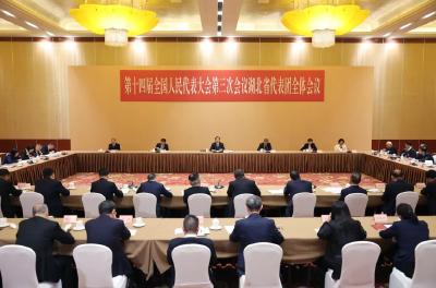 湖北代表团传达学习习近平总书记重要讲话精神 扛牢经济大省责任担当 王忠林主持并讲话