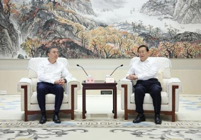 王忠林会见中金公司董事长陈亮 持续深化务实合作 做强支点建设金融支撑
