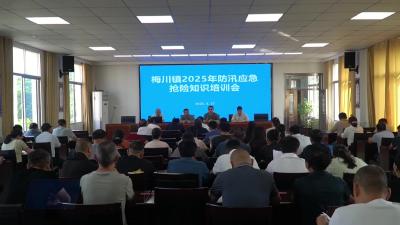 梅川镇开展实战化防汛山洪地灾应急演练 筑牢群众安全防线