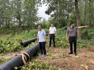 战高温抢进度！三利排污管道改造工程本月底可完工