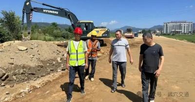战高温抢进度！S308松马线东段工程建设“热”度不减