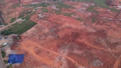 大别山智慧物流园煤储基地项目征地拆迁与场地平整工作高效告捷