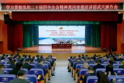 学习贯彻党的二十届四中全会精神黄冈市委宣讲团武穴报告会举行