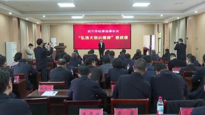 市纪委监委机关开展“弘扬大别山精神”思政课活动
