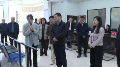 省委编办调研我市履职事项清单运行暨岗位管理工作