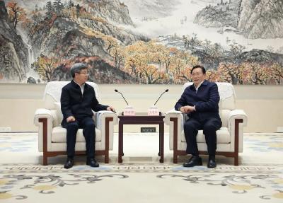 王忠林会见中国航天科工集团董事长陈锡明总经理陈少洋 做大做强商业航天产业集群 加快建设“中国星谷”