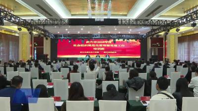 我市举办2025年度社会组织规范化管理暨党建工作培训班