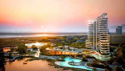 今天，武山湖生态旅游服务中心（一期）项目开工