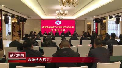 市政协九届五次会议常委会会议召开