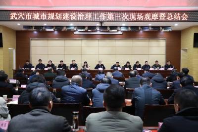 全市城市规划建设治理工作现场观摩暨总结会召开