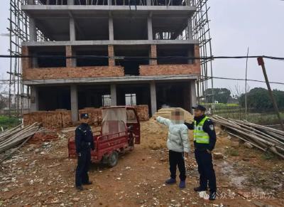 3小时擒贼！武穴工地钢材被盗案火速告破