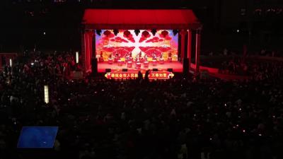 “广济时光 大话嘻游”新春灯展文艺汇演万丈湖街道专场精彩上演