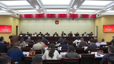 市九届人大常委会第三十九次会议召开