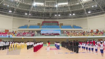 “大话嘻游”杯武穴市首届全民健身运动会小学武术操展演活动圆满举办