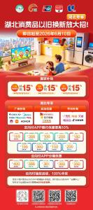湖北消费品以旧换新放大招啦！