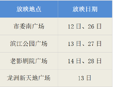 武穴城区6-7月公益电影排期出炉，快来纳凉看大片！