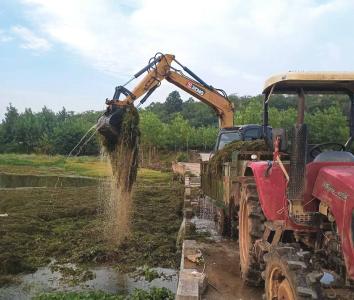 湖北京山：清淤疏浚 为河道“舒筋活血”