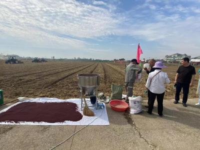 京山市罗店镇：抢抓播种期 建设万亩油菜秋播示范带