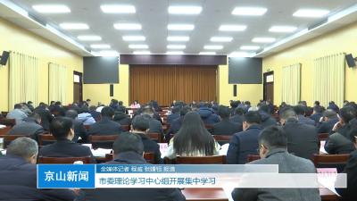 V视|市委理论学习中心组开展集中学习