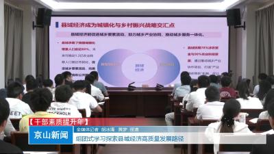 V视|组团式学习探索县域经济高质量发展路径
