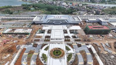 沪渝蓉高铁京山南站项目建设稳步推进