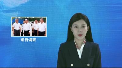 V视|何洪涛调研全市基础设施和社会民生项目