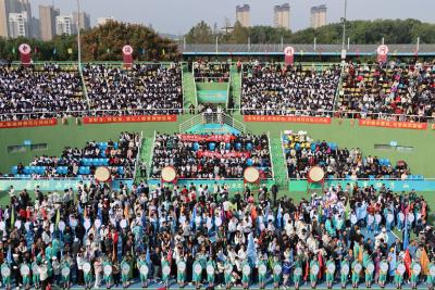 第四届中国网球协会社区运动会全国总决赛暨中国村网（京山）、中国（京山）绿林网球·英雄会开幕