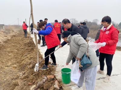 毛李镇开展2024年春季义务植树活动