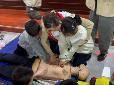 沙洋县人民医院开展儿童安全应急知识课堂