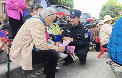 沙洋镇：安全宣教进小区  文化聚力促和谐