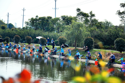 沙洋县举办2025年“梦之蓝”杯杨贴湖休闲垂钓大赛 以渔会友促文旅融合