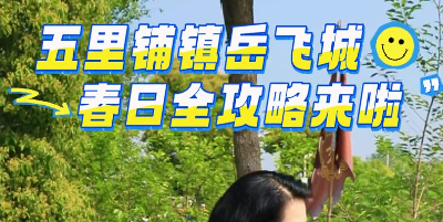 岳韵"五一"，乐享田园。五里铺镇岳飞城春日全攻略来啦！