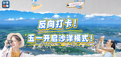 反向打卡！五一开启沙洋模式！